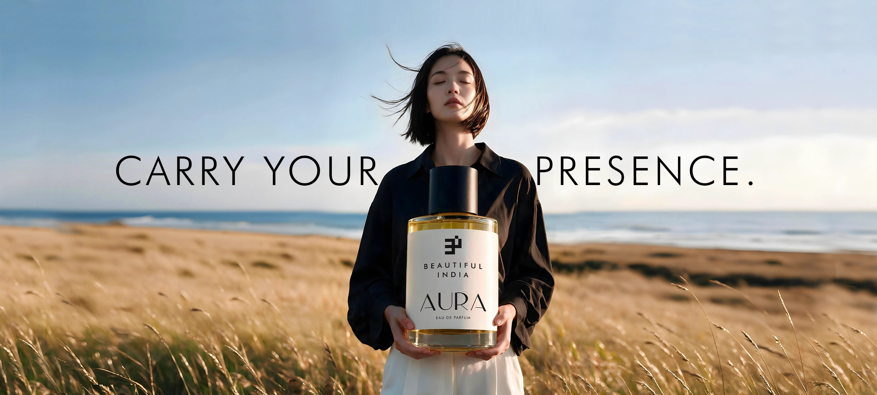 Carry your presence. Aura Eau de Parfum